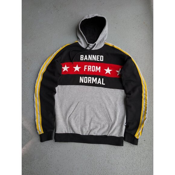 adidas ORIGINALS Rita Ora Banned From Normal LION HOODIE size S-M oversize women - Picture 7 of 7